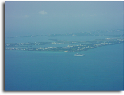 Flying to Bermuda