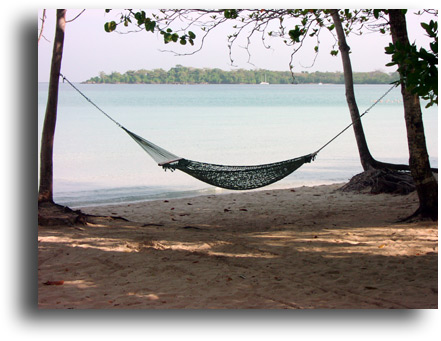 Couples Hammocks by the Sea