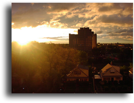 Jamaica NY - Sunrise from the hotel
