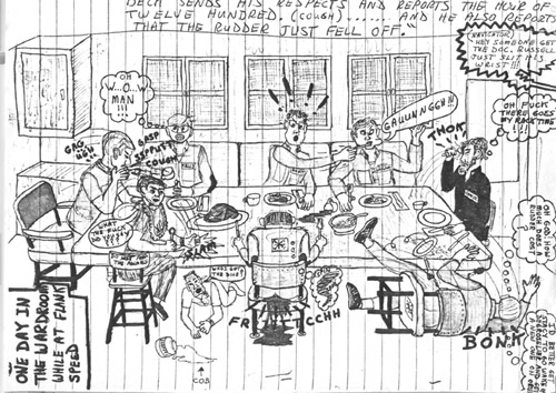 One day in the Wardroom at Flank Speed